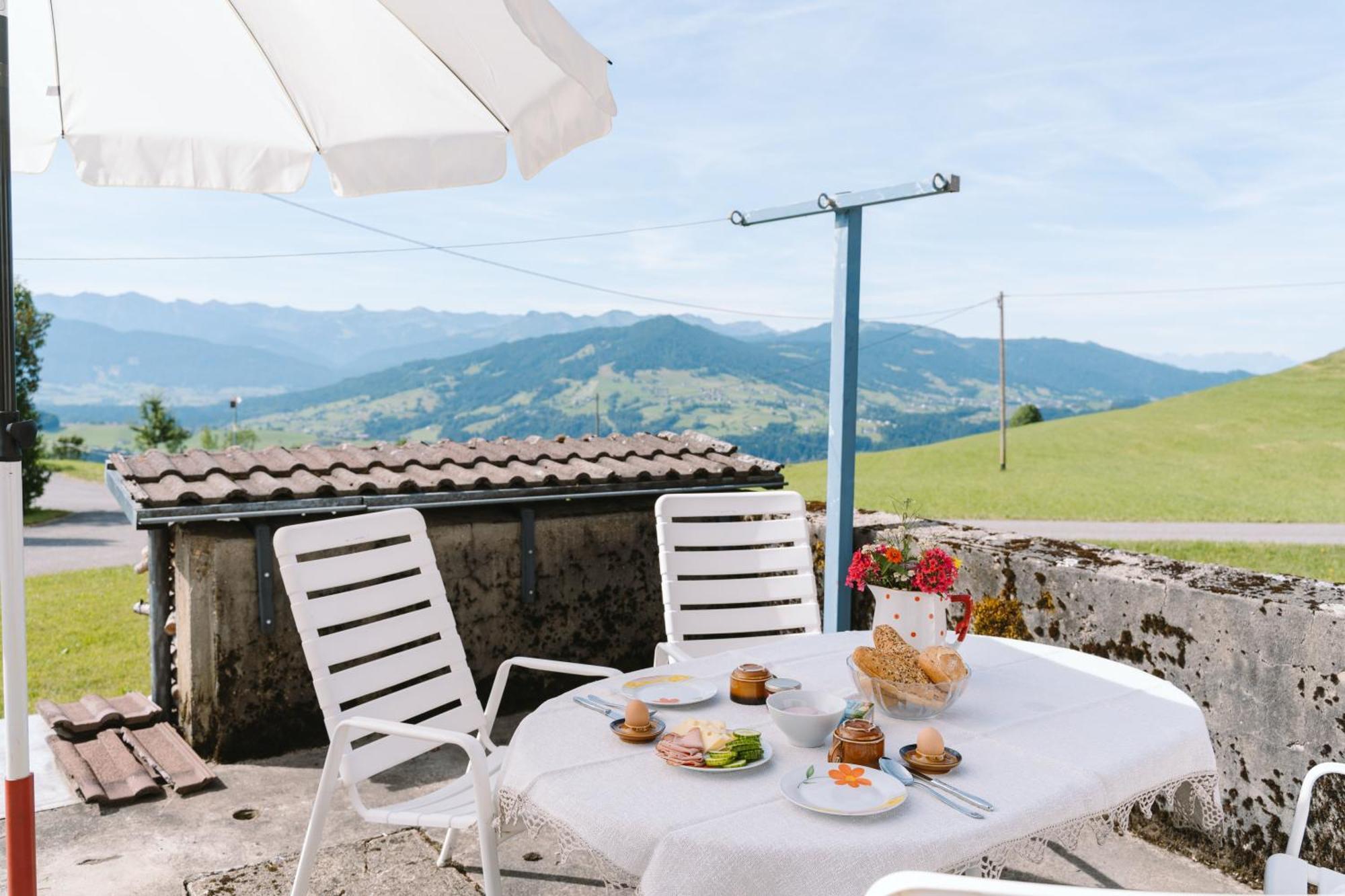 Villa Haus Berchtold Am Huettersberg Doren Exterior foto